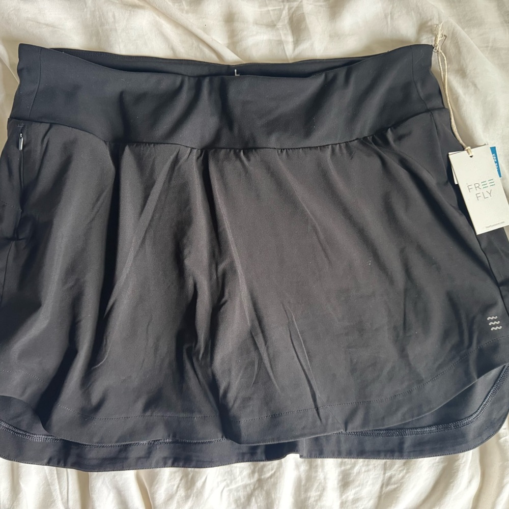 Freefly Apparel Black Breeze Skort 15”